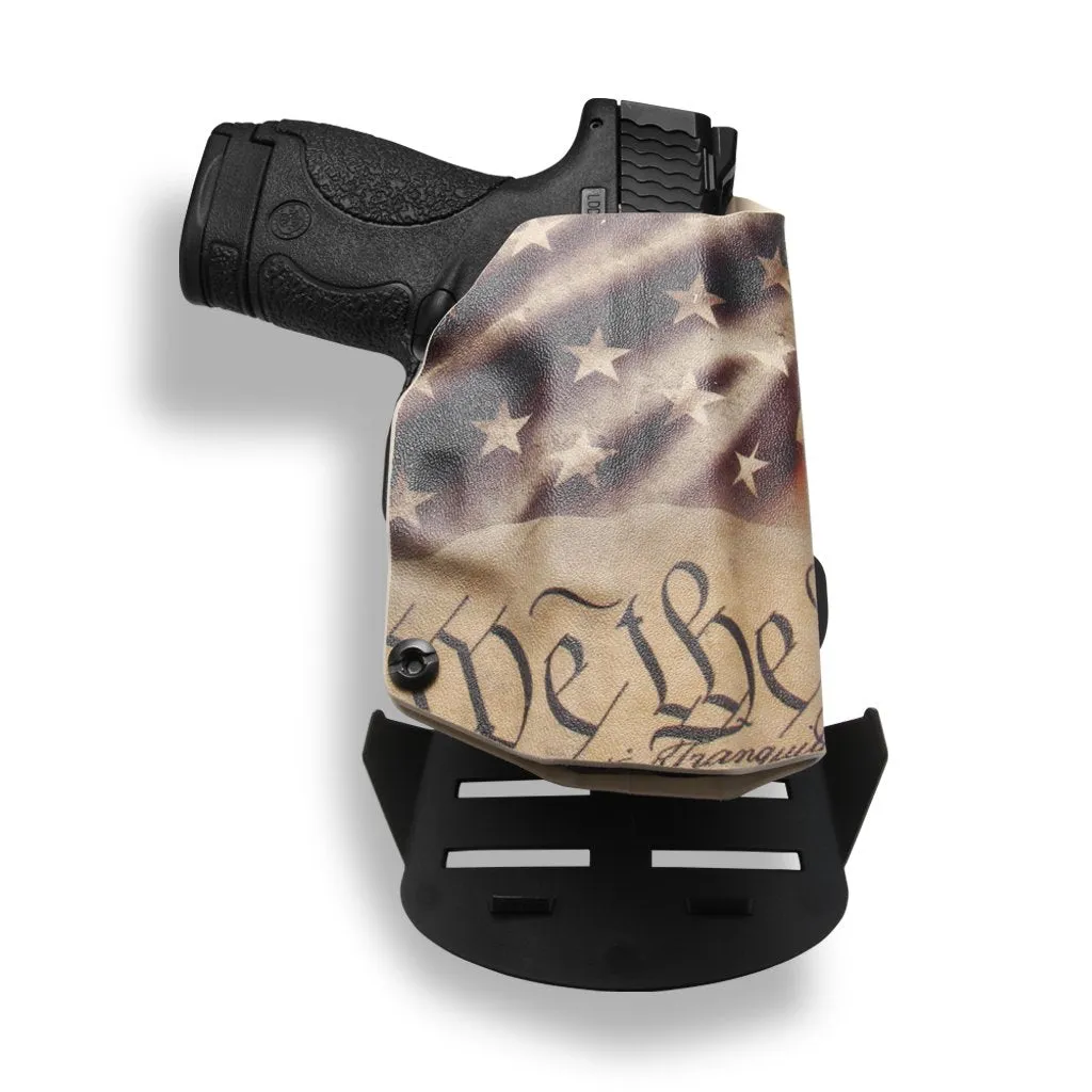 Smith & Wesson M&P Shield / M2.0 Crimson Trace LG-489 Laser / Plus 9mm/.40/30 Super Carry OWB Holster