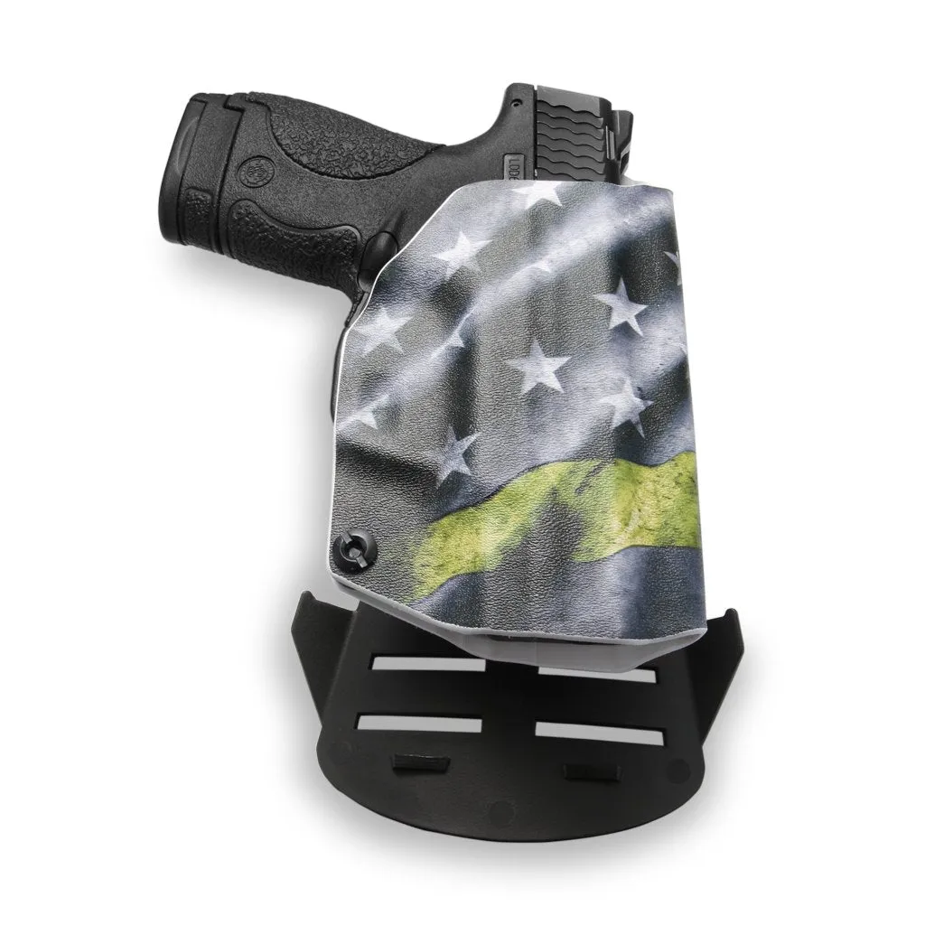 Smith & Wesson M&P Shield / M2.0 Crimson Trace LG-489 Laser / Plus 9mm/.40/30 Super Carry OWB Holster