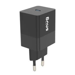 Snug 1 Port PD Home Charger With Cable - 45W - Black (SNPW-1PD45PRTCB)
