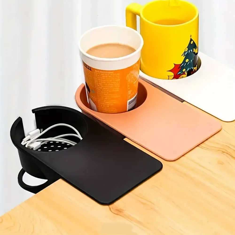 Space-Saving Desktop Clip Cup Holder 000737 PINK