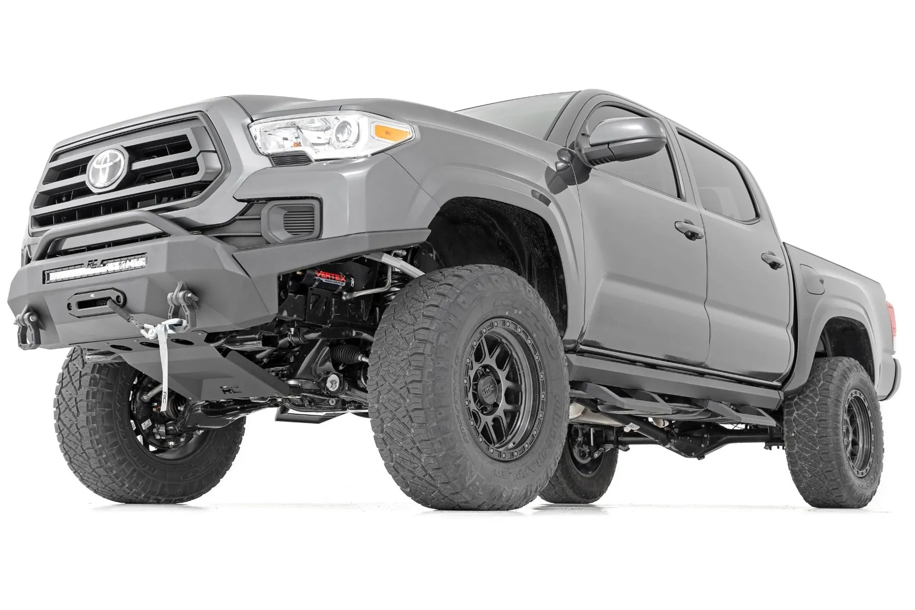 SR2 Adjustable Aluminum Steps | Double Cab | Toyota Tacoma | 2005-2022