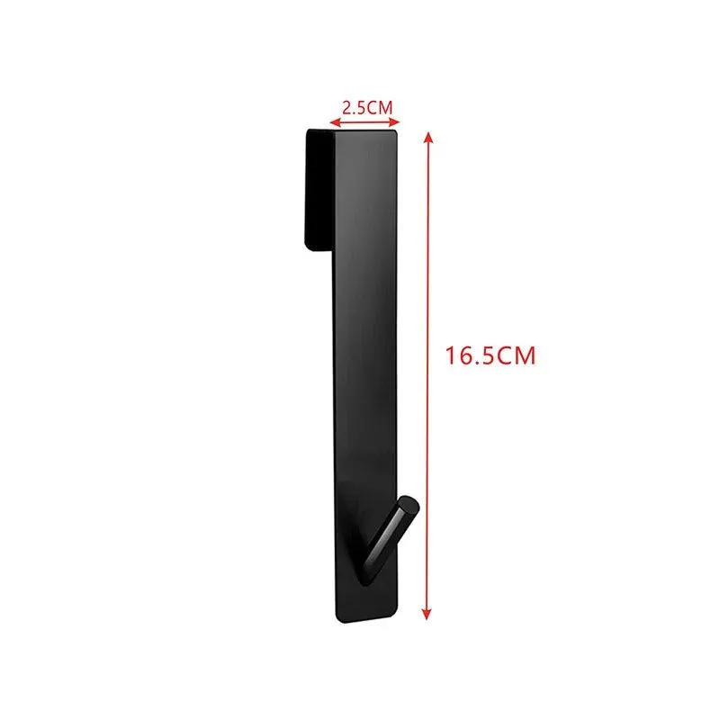 Stainless Steel Over Glass Door Towel Rack