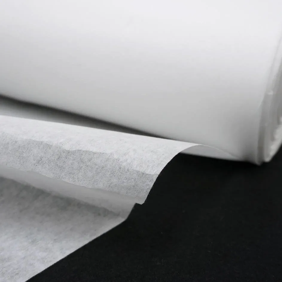 Stitch and Tear Embroidery Stabilizer Light Weight White