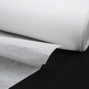 Stitch and Tear Embroidery Stabilizer Light Weight White