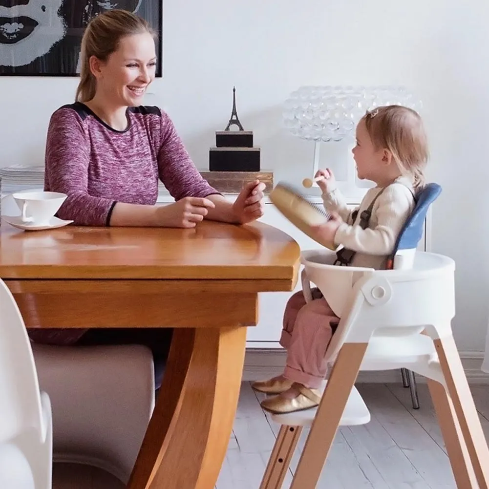 Stokke Steps High Chair Complete with Baby Set, Cushion, and Tray