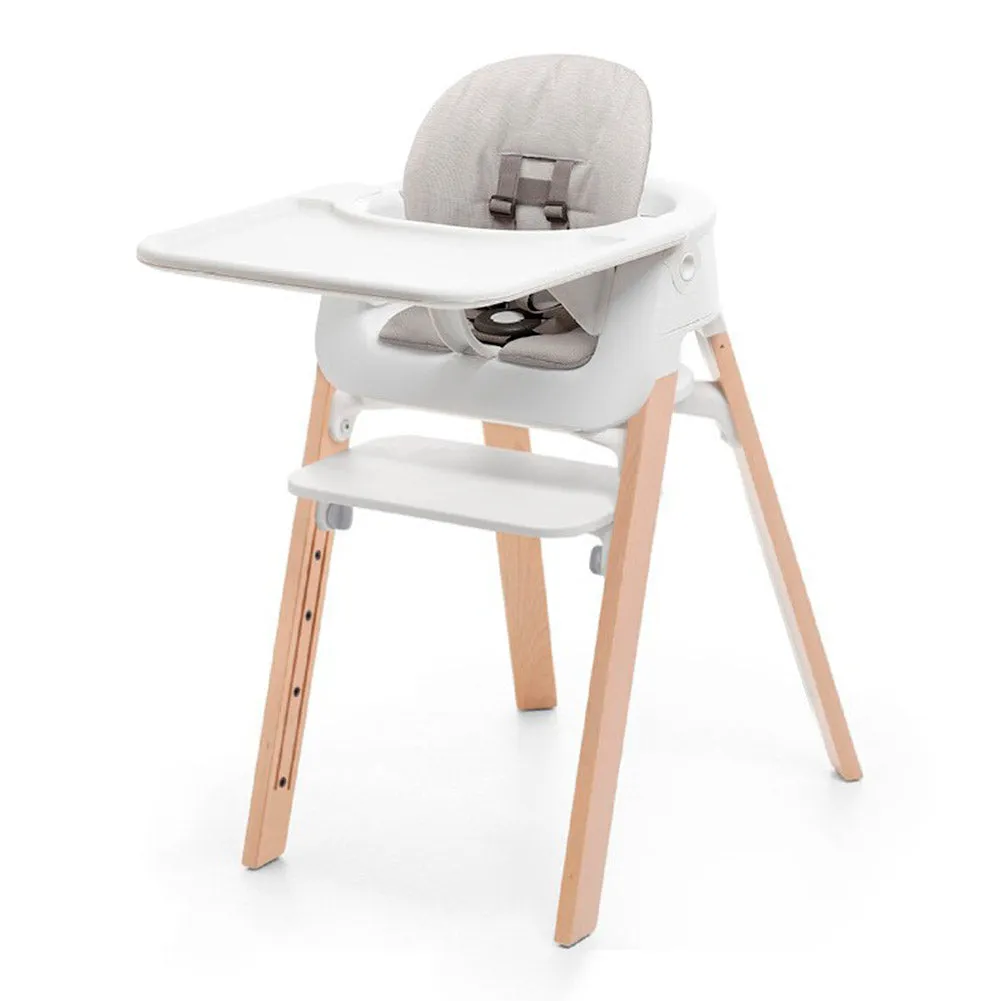 Stokke Steps High Chair Complete with Baby Set, Cushion, and Tray