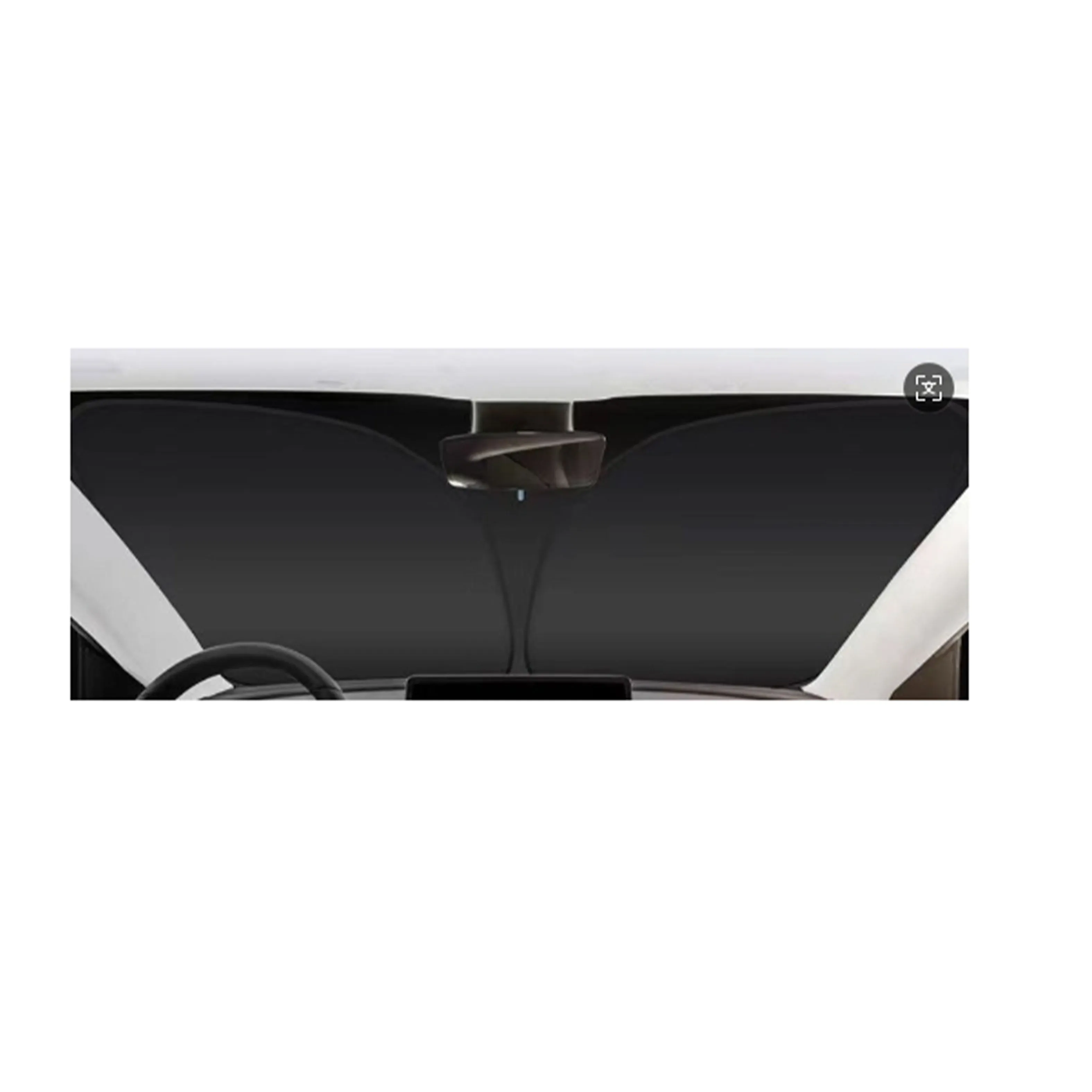 TAPTES® Front Window Sunshade for 2017-2025 Tesla Model 3/Y & 2024 2025 Tesla Model 3 Highland, UV/Heat Insulation Protective