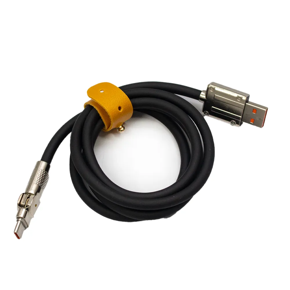 Tecnix OD 6.0m Mecha Wire USB TO Type-C Black [CBL-834-C BK]