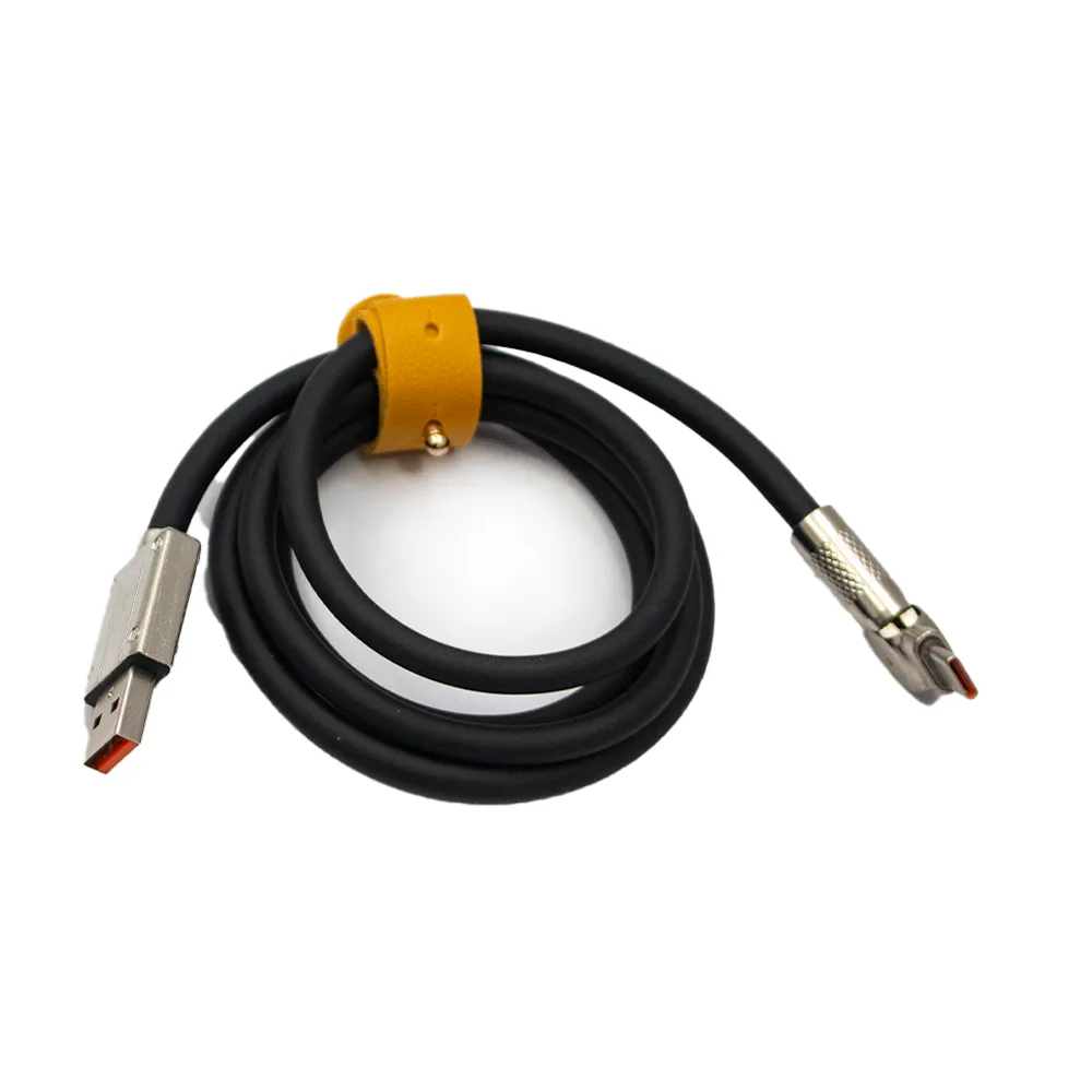 Tecnix OD 6.0m Mecha Wire USB TO Type-C Black [CBL-834-C BK]