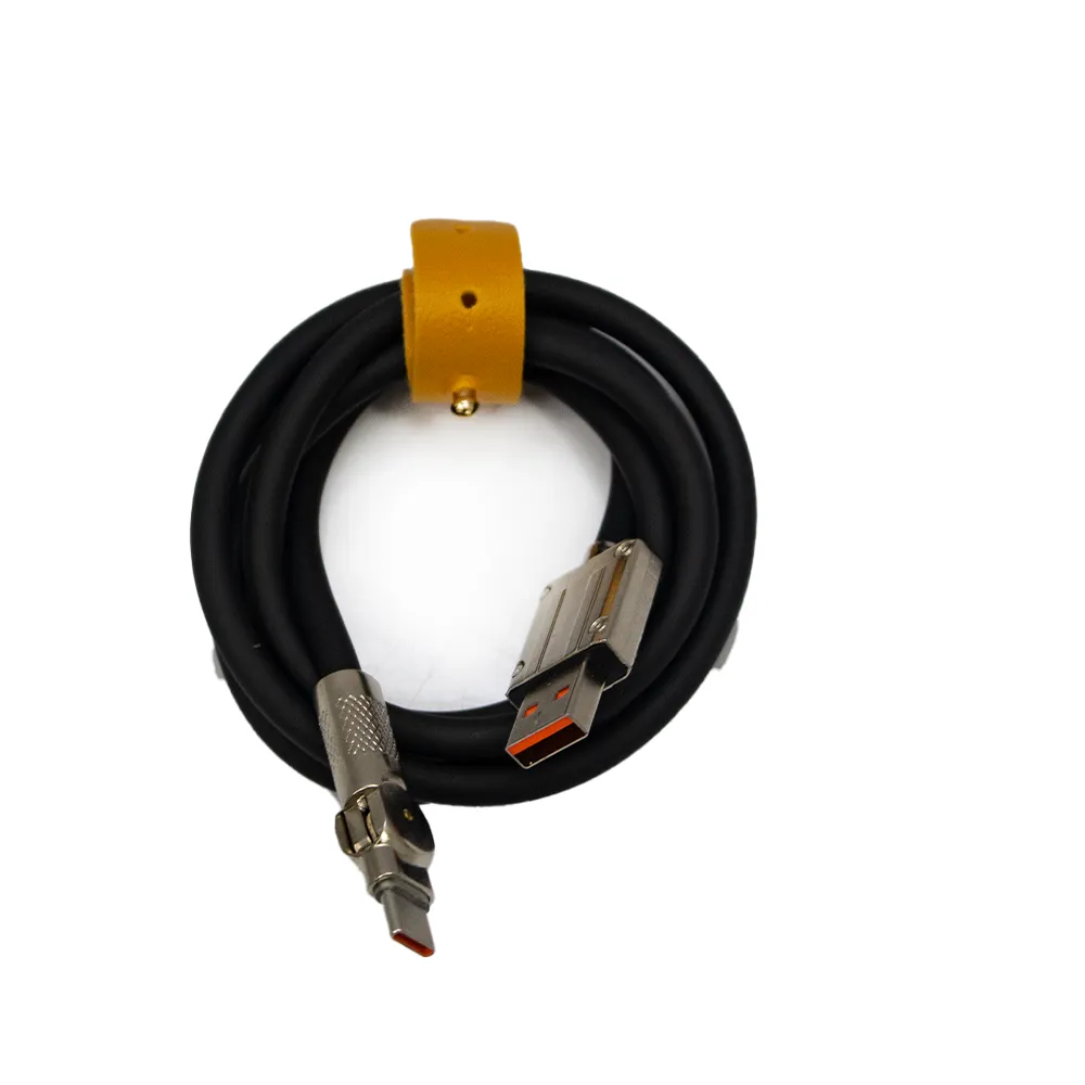 Tecnix OD 6.0m Mecha Wire USB TO Type-C Black [CBL-834-C BK]