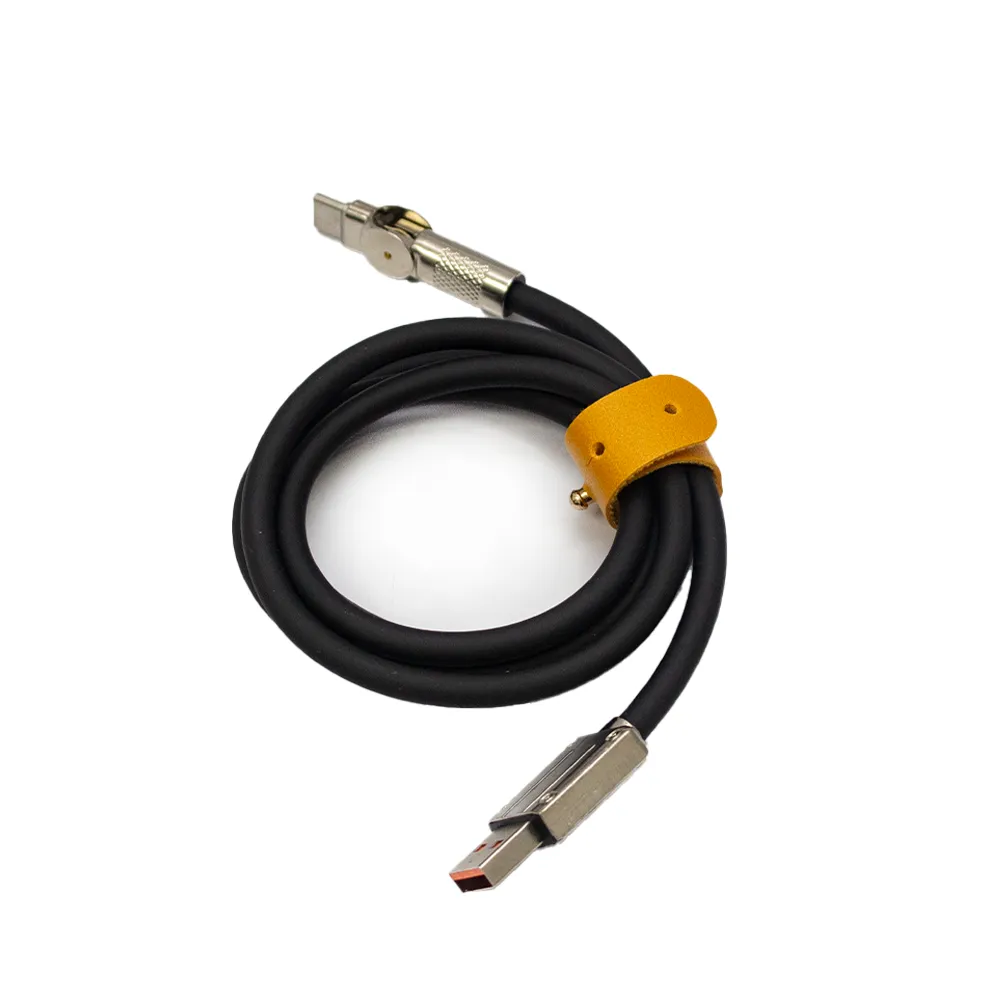Tecnix OD 6.0m Mecha Wire USB TO Type-C Black [CBL-834-C BK]