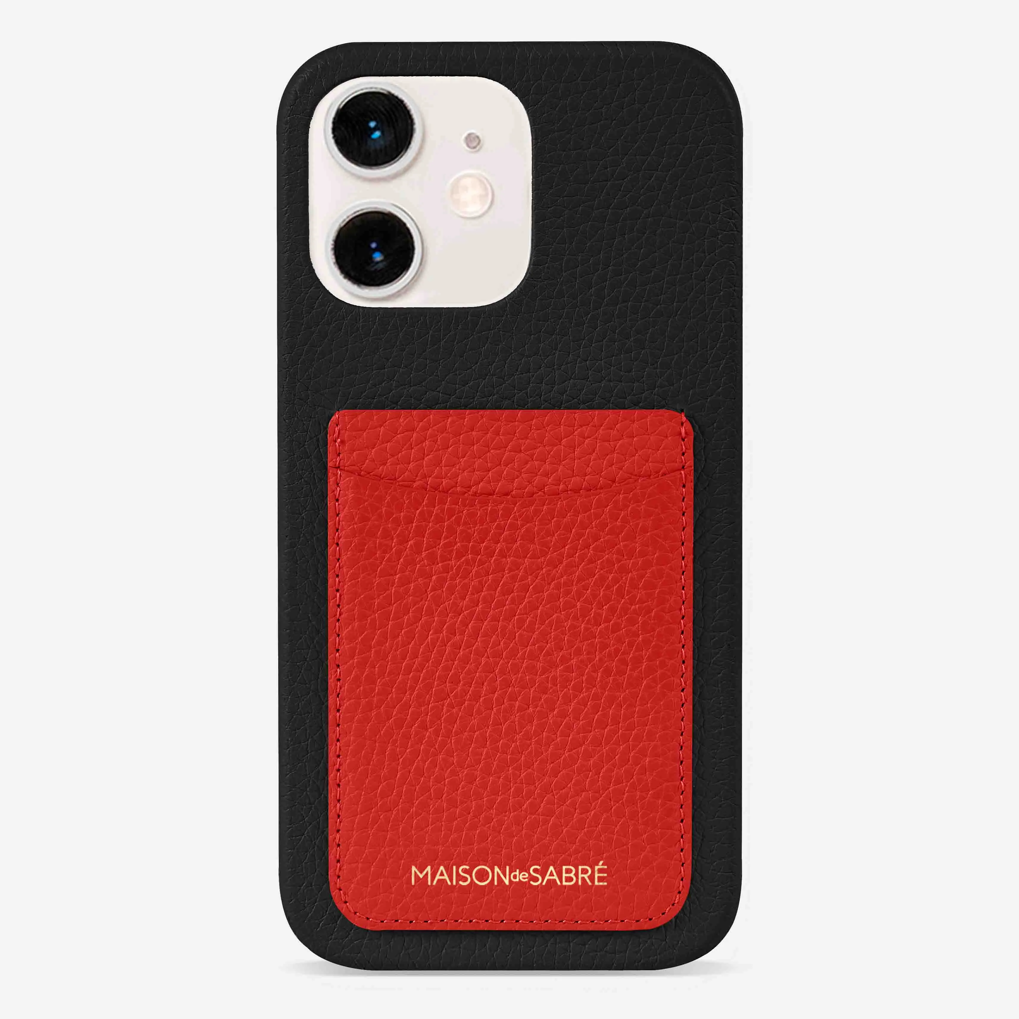 The Card Phone Case iPhone 12 - Pomegranate Caviar