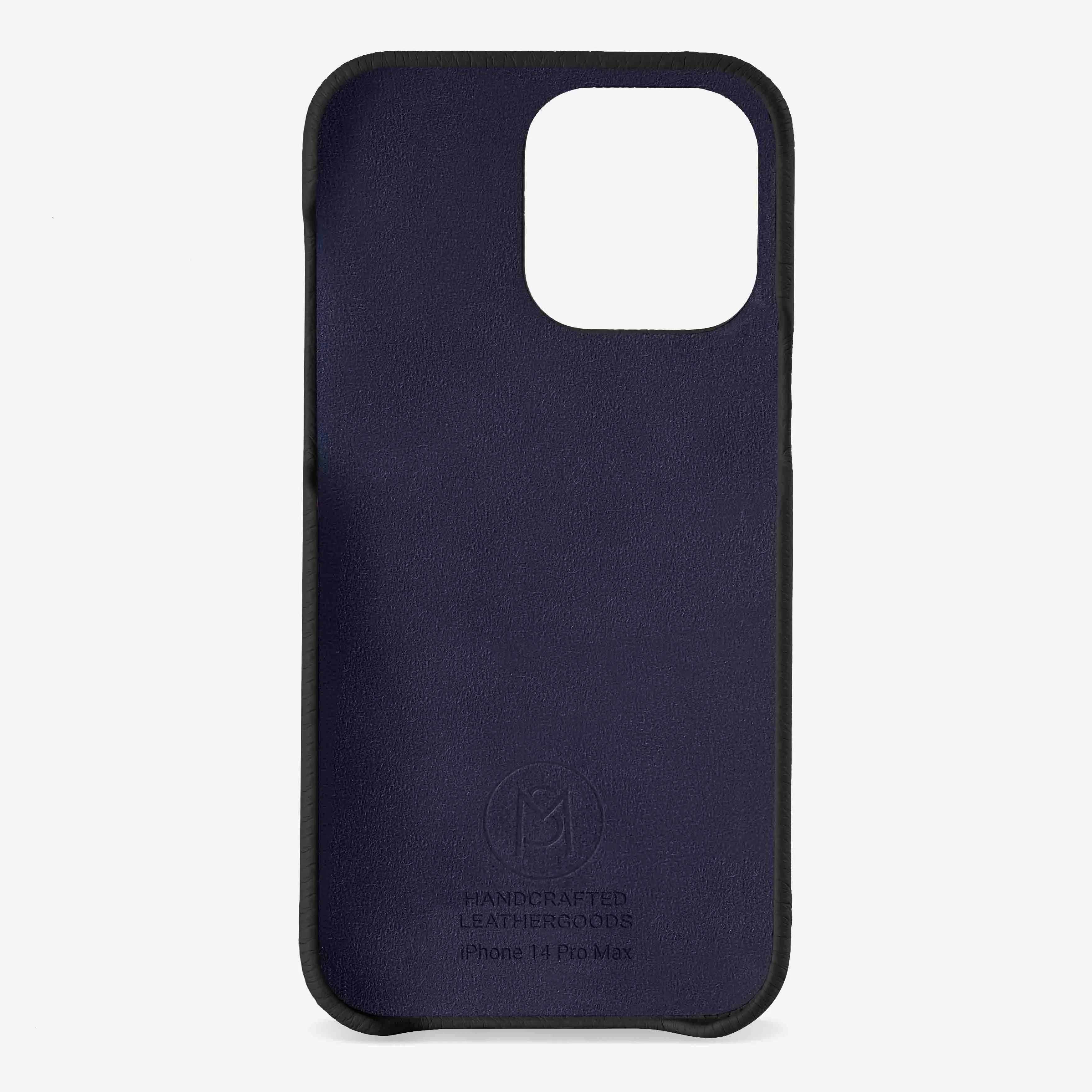 The Card Phone Case iPhone 15 Pro Max - Graphite Caviar