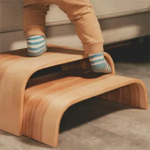 Wood Step Stool - Adjustable