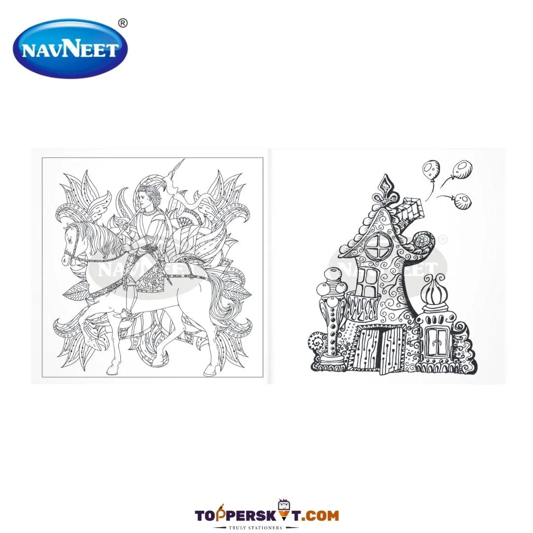 Zen Doodling Majestic Castle With Tear Out Sheets ( Pack of 1 )