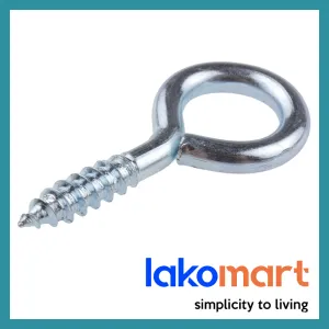 Zinc Plated Steel Eye Screw (Pack of 12/ 144pcs)